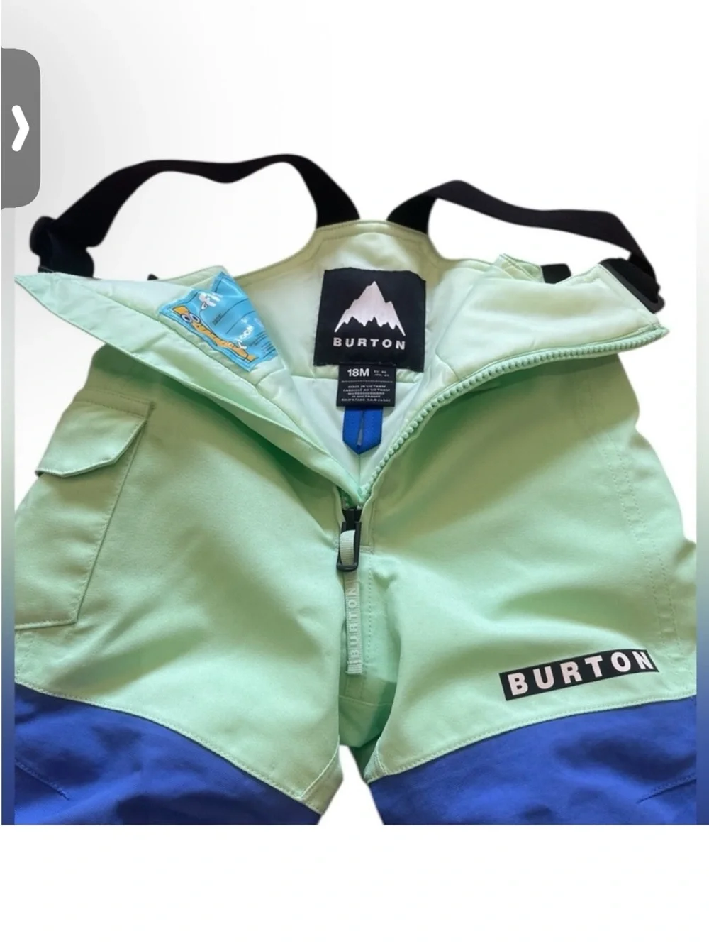 Burton Maven Toddlers Bib Pants Designed for the Snow Size 18 Months